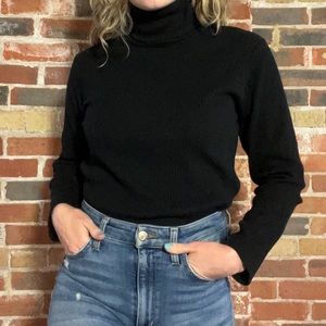Black Turtleneck Sweater